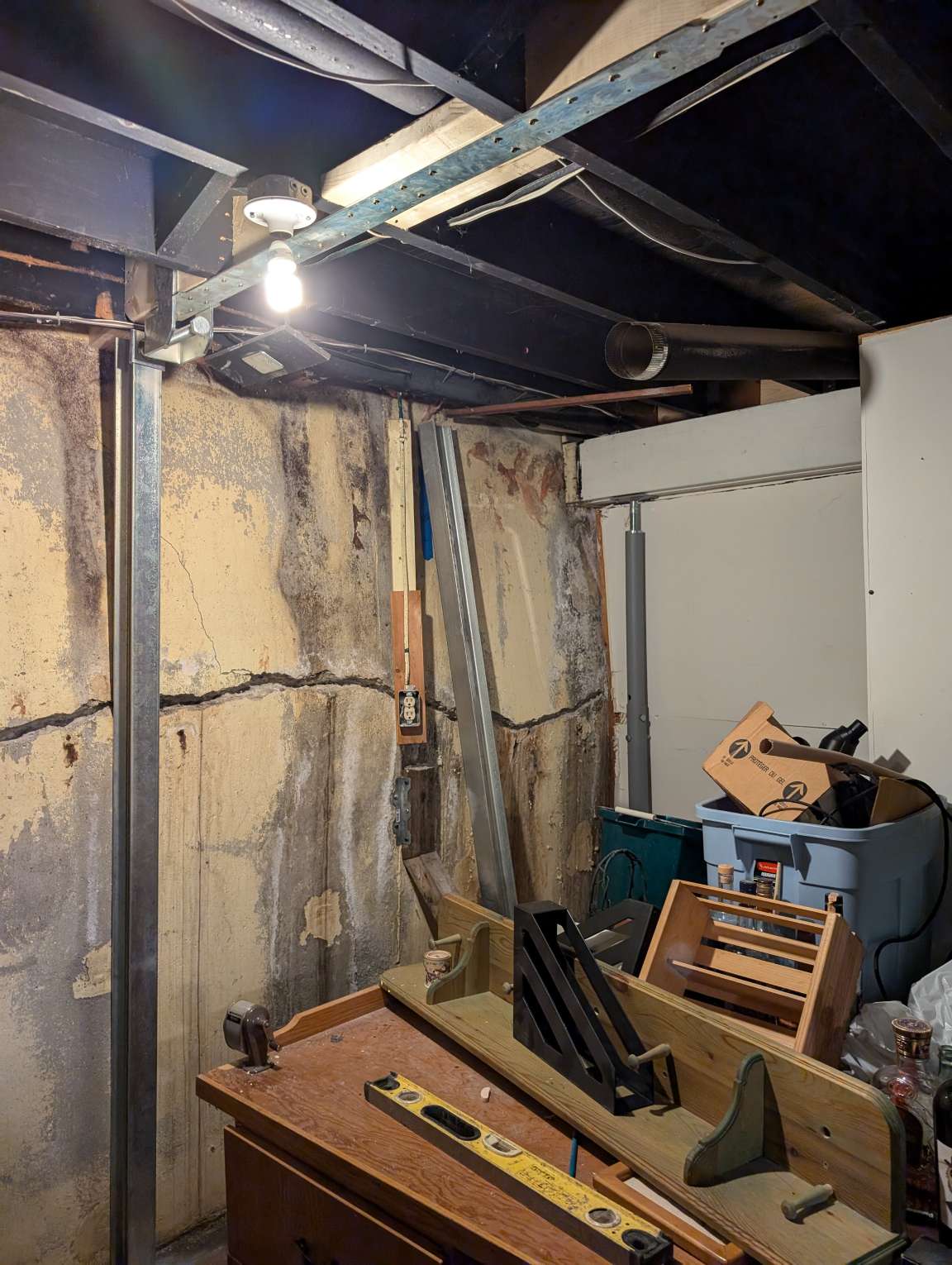 BOWING WALL REPAIR 7